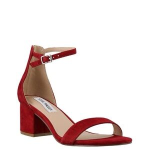 Steve Madden red leather Irene sandals sz 7.5